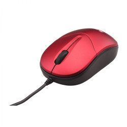 Rato Littele USB Mouse da 2HIX-LMCR (pequeno) c/cabo USB Vermelho