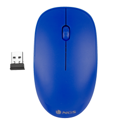 NGS Fog Azul Rato Wirless USB 1000dpi - Uso Ambidiestro - Cor Azul