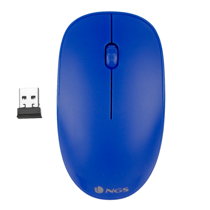 NGS Fog Azul Rato Wirless USB 1000dpi - Uso Ambidiestro - Cor Azul