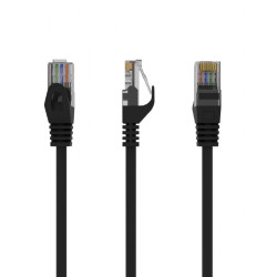 Cabo Rede Cat 6.  2 Metros  – Preto Cablexpert  / gembird UTP PP6U-2M/BK