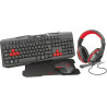 Bundle Gaming TRUST Ziva 4 em 1 (Teclado + Auscultadores + Rato + Tapete de Rato)