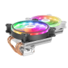 (UP) Cooler MARS GAMING MCPU220 CPU COOLER, ARGb 12CM PWM FAN, 4X HEATPIPE, 140W, WHITE