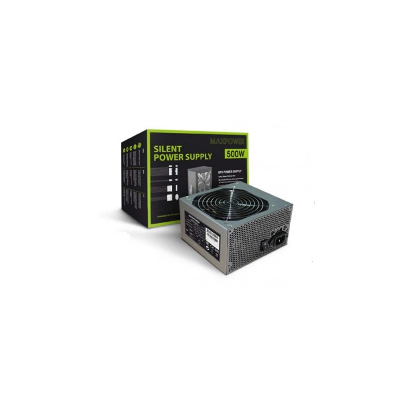 Fonte de alimentação MAXPOWER FATX500MP 500W Fonte de alimentação MAXPOWER FATX500MP 500W