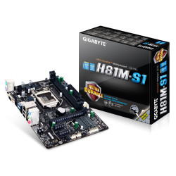 Motherboard Intel Gigabyte H81M-S1 LGA 1150 GA-H81M-S1 micro ATX