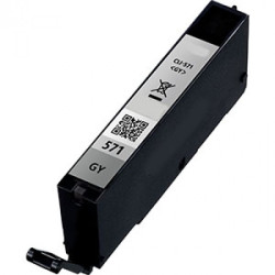 Tinteiro compatível Canon CLI-571GY XL Cinzento Claro (0335C001)