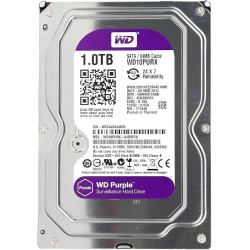 Disco WD HDD 3.5" 1TB AV PURPLE  SATA  WD10PURX