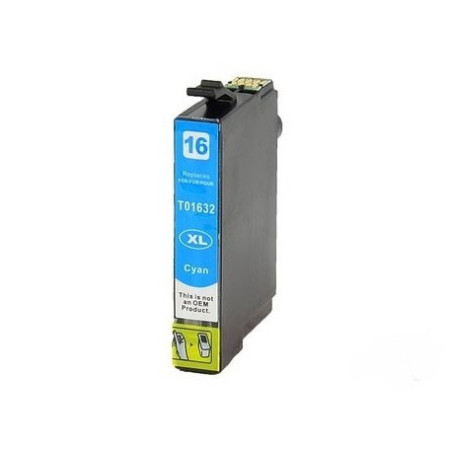 Tinteiro compatível EPSON T1632 XL 16XL Ciano