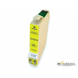 Tinteiro compatível EPSON 18XL T1814 Amarelo C13T18144020